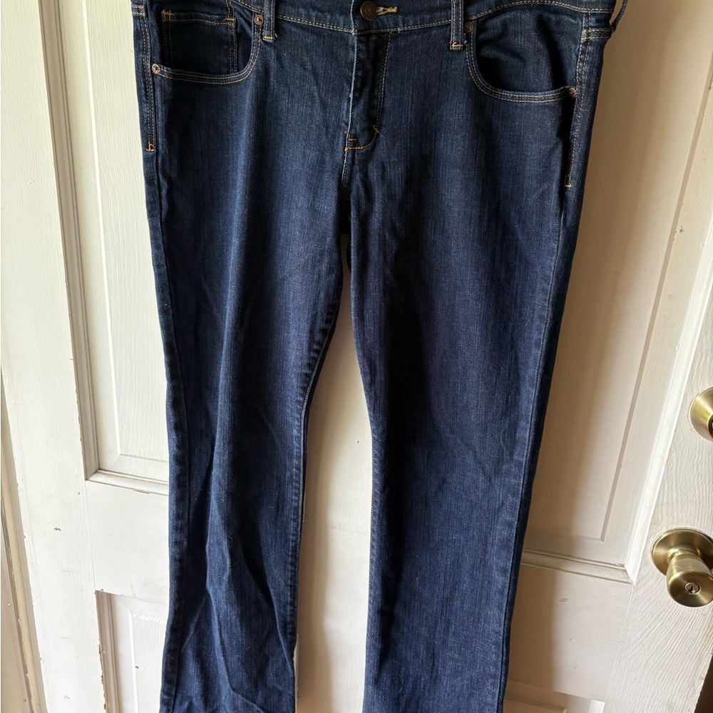 Abercrombie & Fitch Dark Blue Boot Cut Jeans